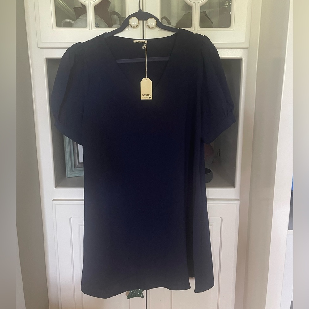 Navy Dress by JODIFL